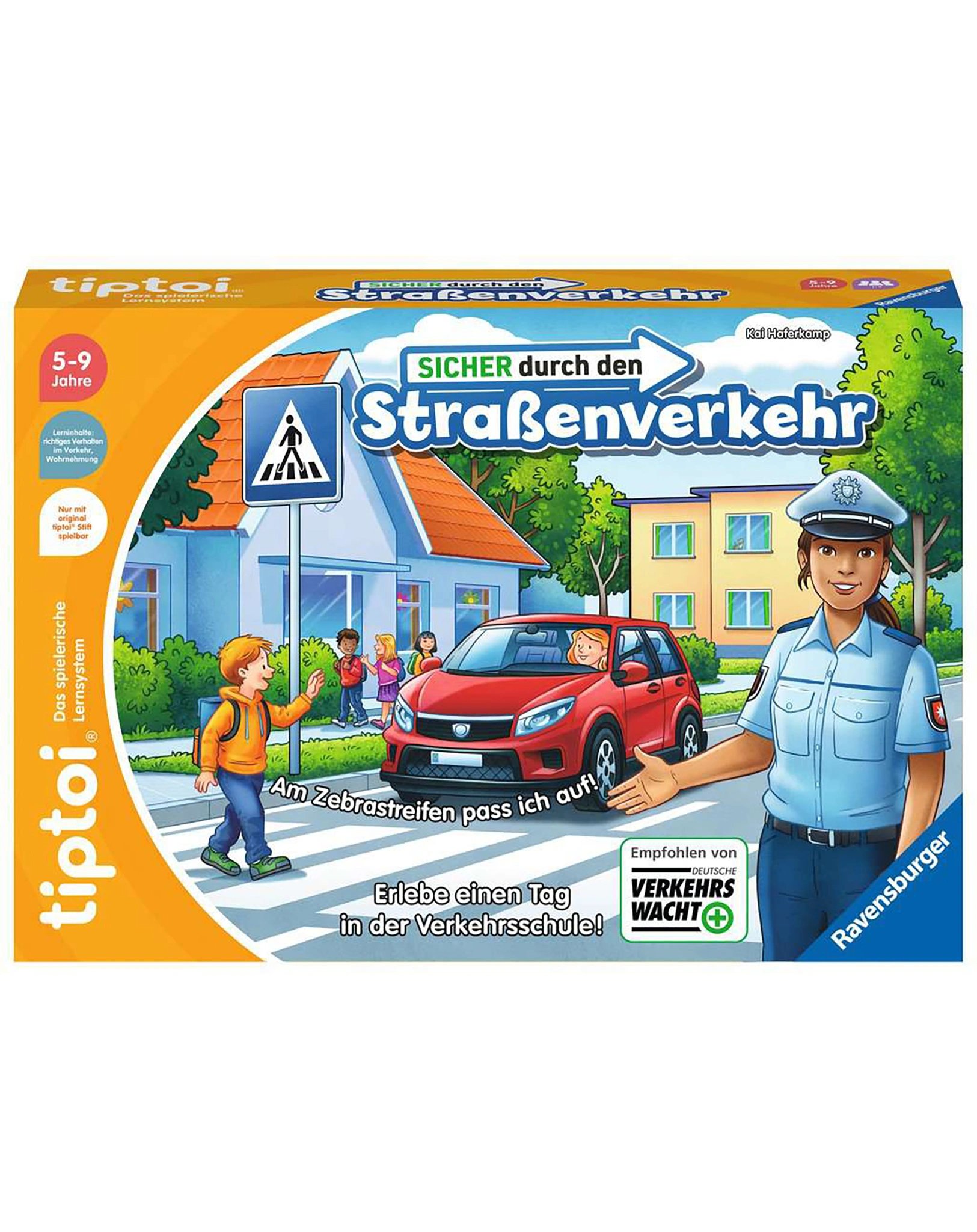 Lernspiel tiptoi® SICHER DURCH DEN STRASSENVERKEHR in bunt