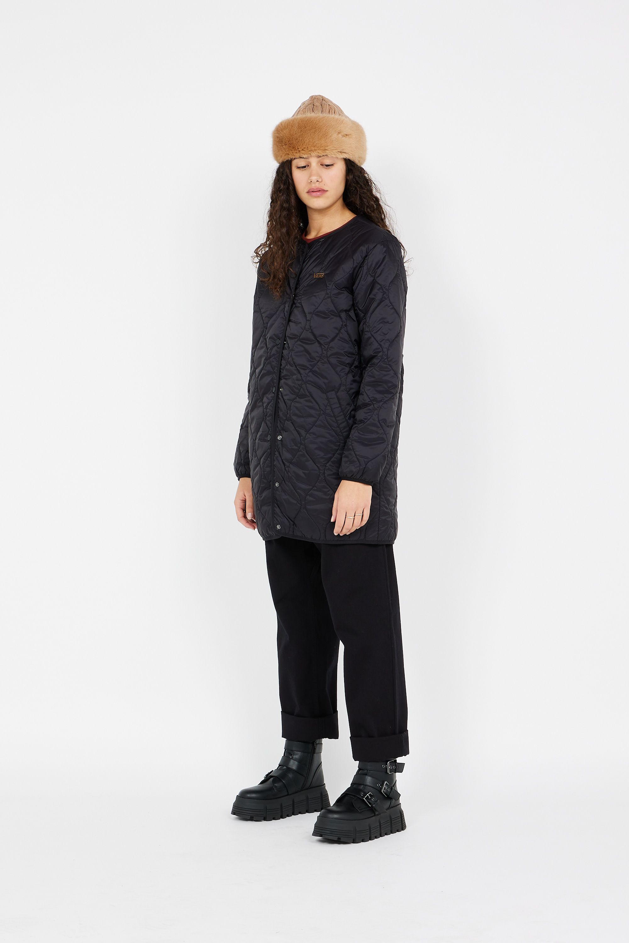 VANS Veste  FORCES OS LONG REV LINE DUSK BKSPI Noir