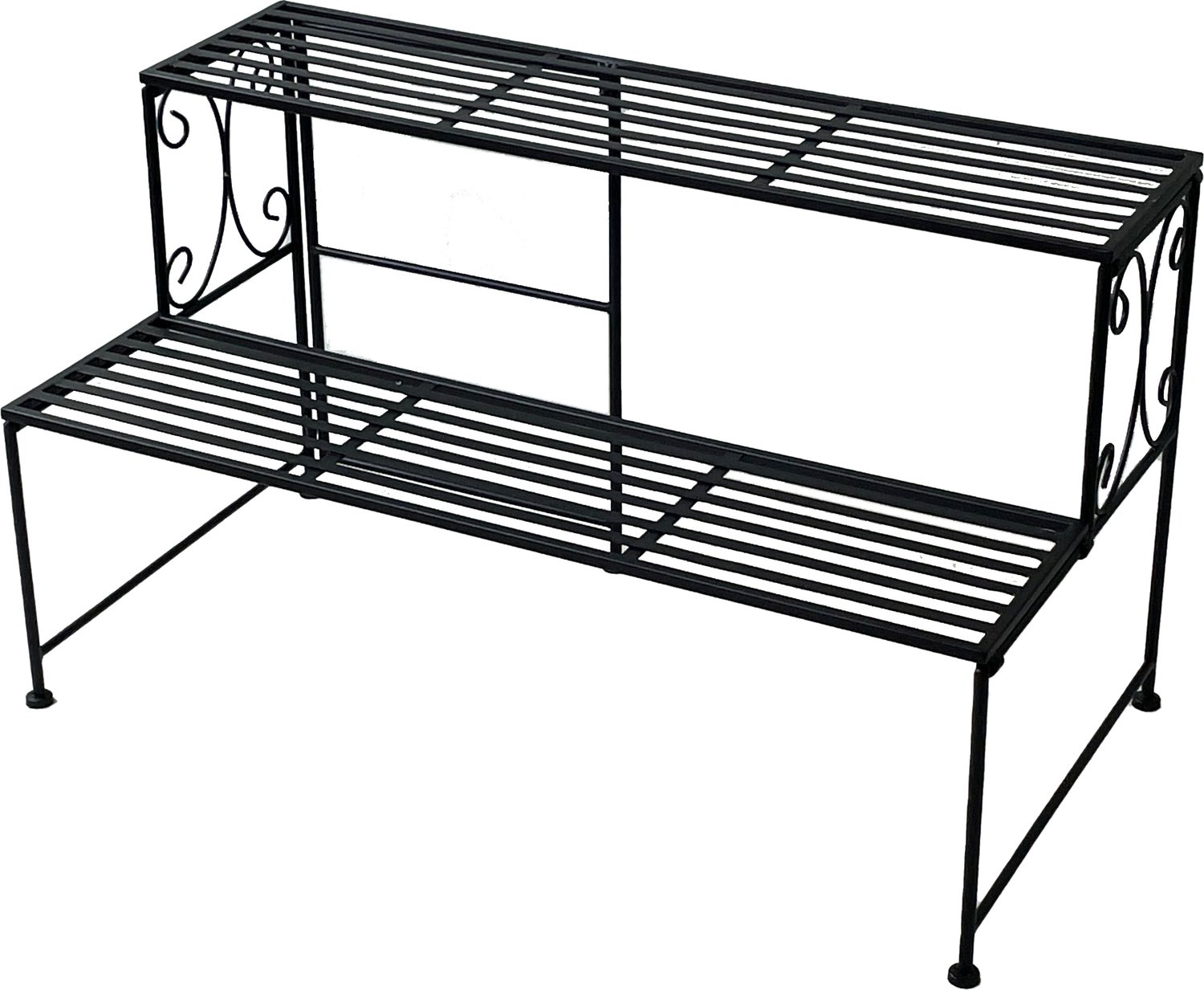 Mega Collections plantenstandaard Luto zwart 74 x 40 x 41 cm