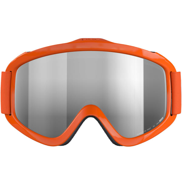 Masque de ski POC POCITO IRIS FLUORESCENT ORANGE/PARTLY SUNNY SILVER