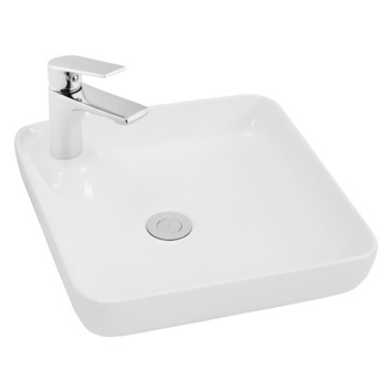 Van Marcke Waskom Fontana Opbouw Wit Keramiek 40x40x12.5 cm