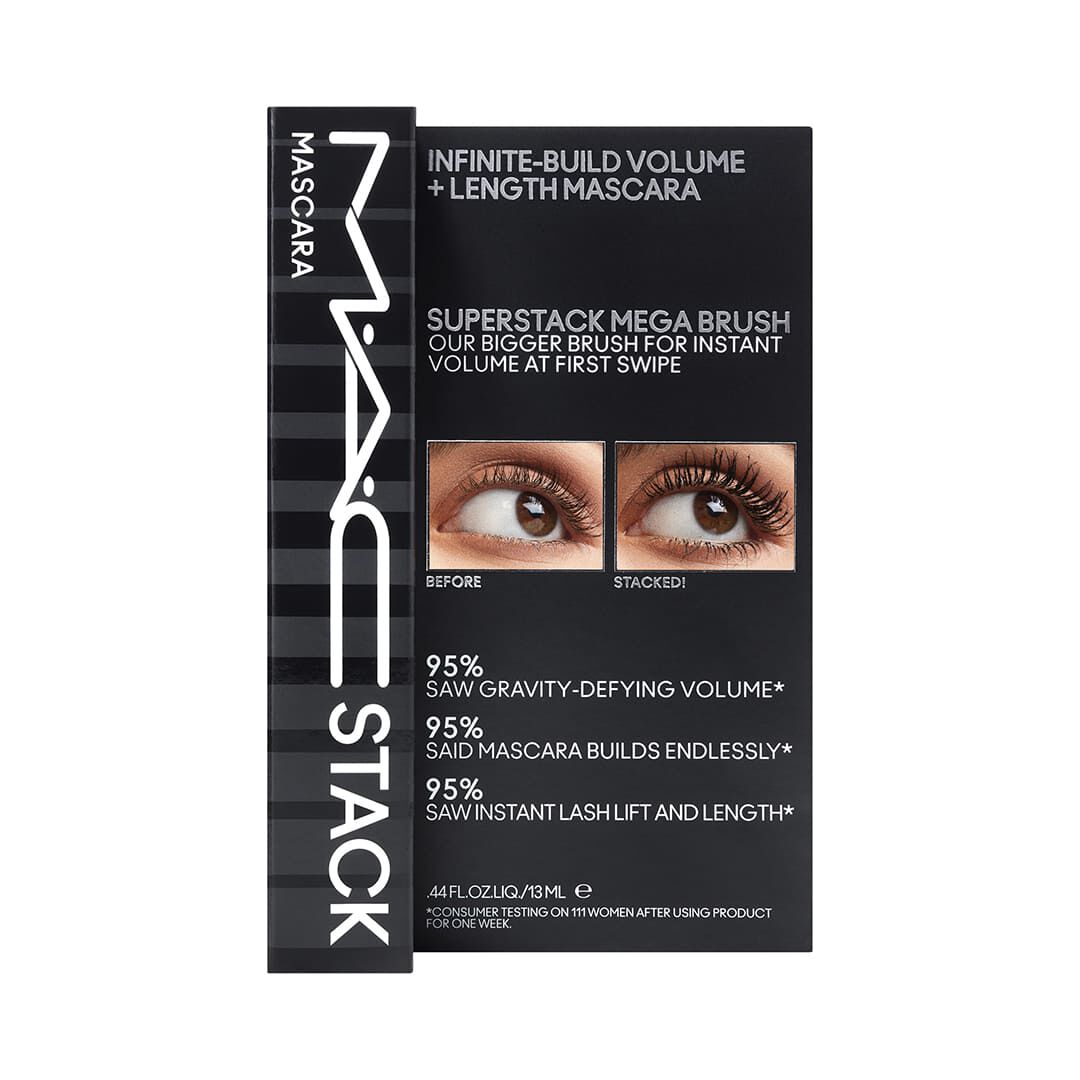 MAC MAC MAQUILHAGEM MACSTACK MASCARA-BLACK S MACRO