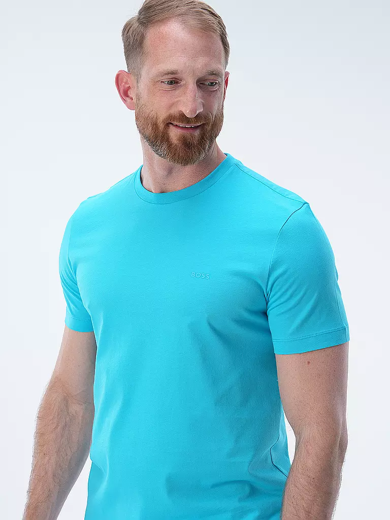 BOSS T-Shirt Regular Fit THOMPSON 01 türkis