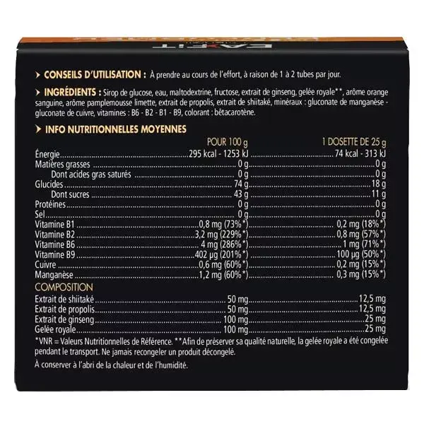 Eafit Energie Performer Orange 10 dosettes