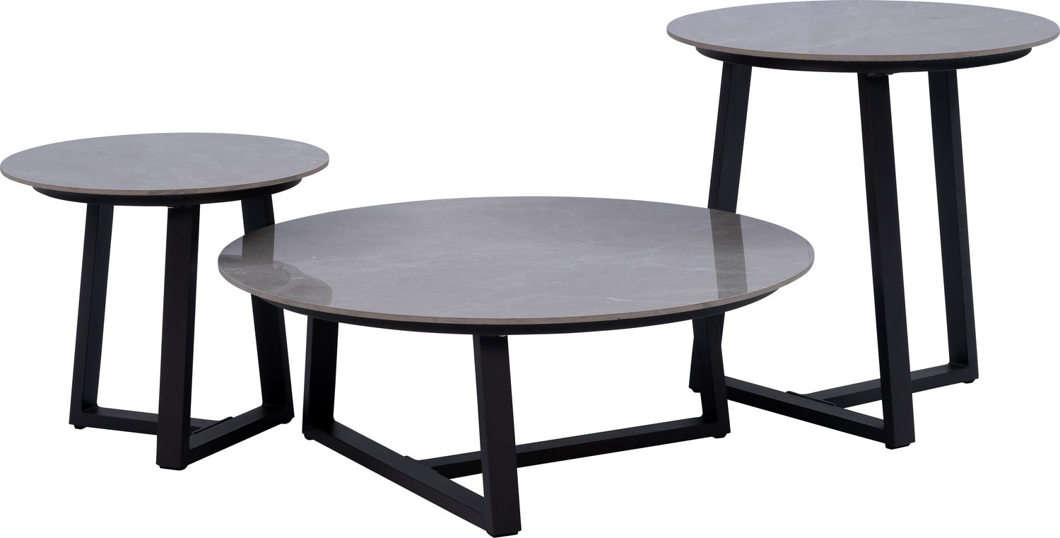 Intratuin bijzettafel Olivia grijs D 55 H 55 cm