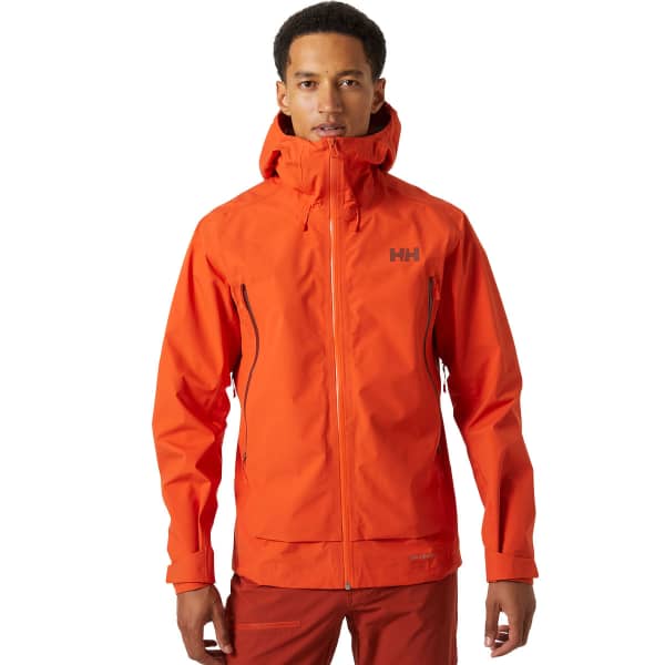 Veste ski de randonnée HELLY HANSEN VERGLAS INFINITY SHELL JACKET PATROL ORANGE