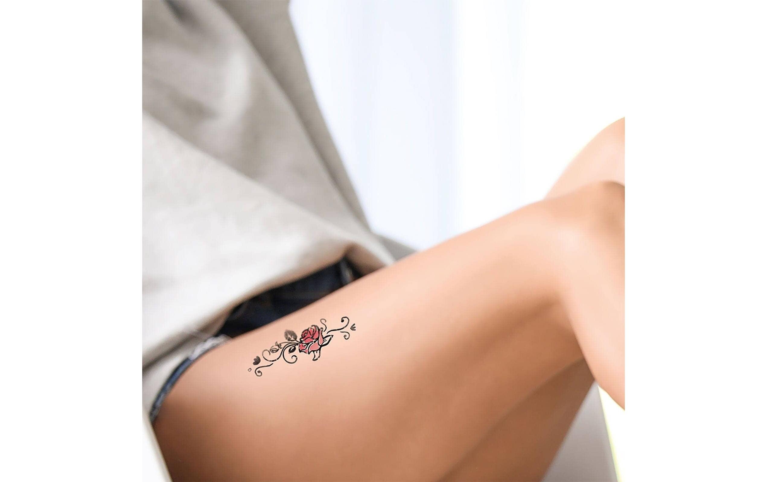 Tattoostempel Giant Rose MediumMotiv-Stein für das perfekte Outdoor-Make-Up