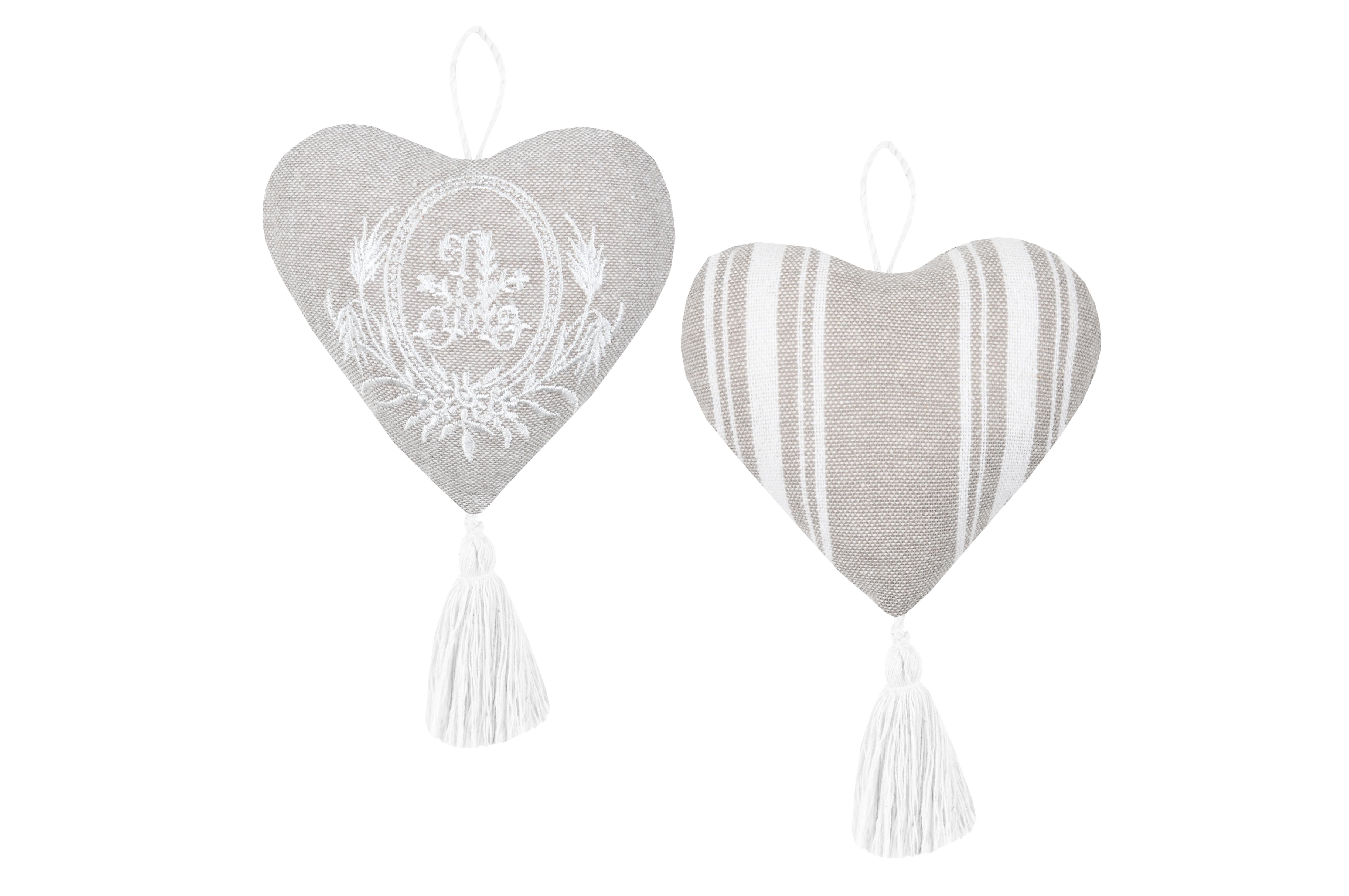 ADELAIDE COEUR A SUSPENDRE 10CM NATUREL
