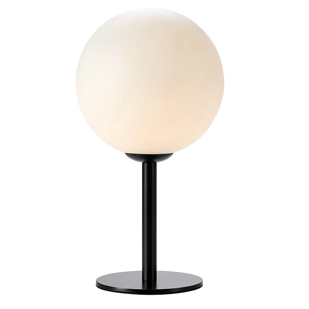 BORDLAMPE BRONXSVART/HVIT 28CM