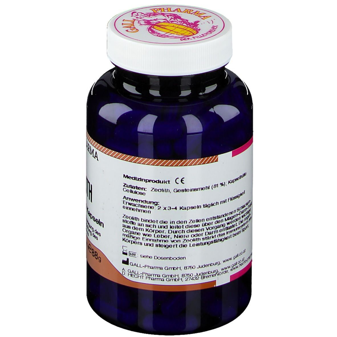 GALL PHARMA Zeolith 400 mg GPH Kapseln