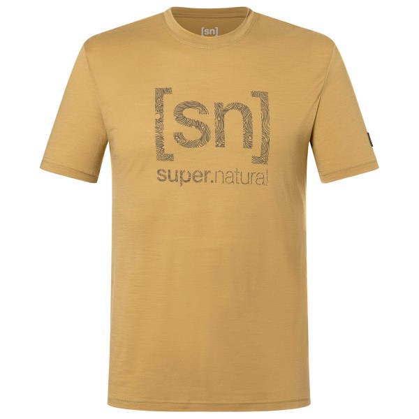 super.natural - Logo Lines Tee - Haut en mérinos