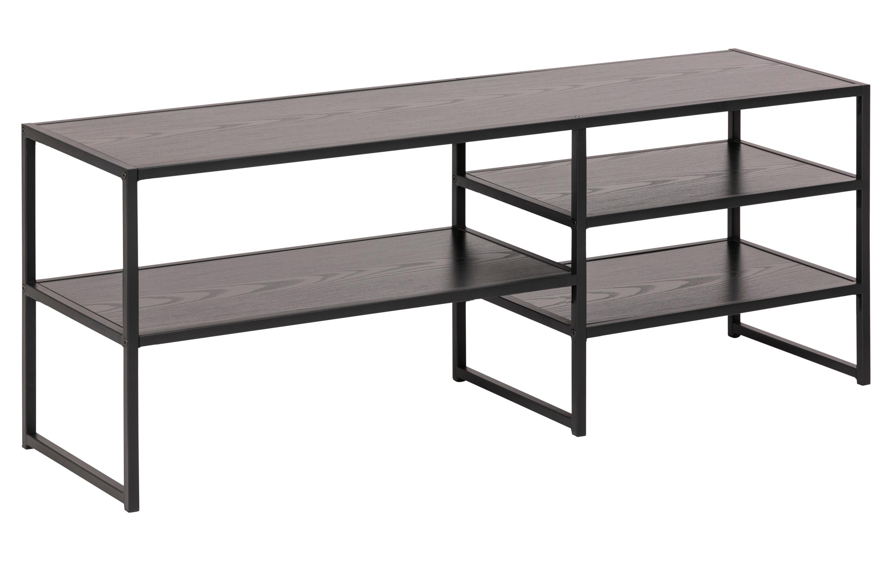 TV-Möbel Seaford 120 x 33 x 46 cm, SchwarzTV-Kommode