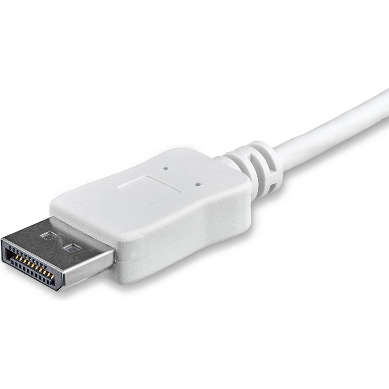 StarTech.com Câble adaptateur USB C vers DisplayPort de 1 m - 4K 60 Hz - Blanc