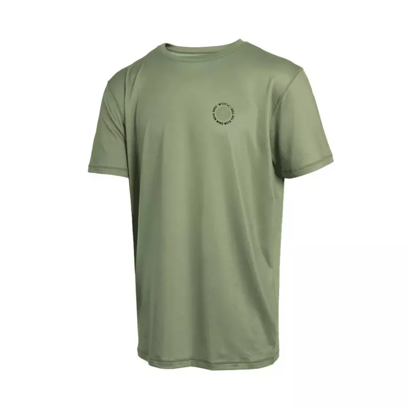 Lycra MYSTIC Ease S/S Rashvest Loosefit Olive Green