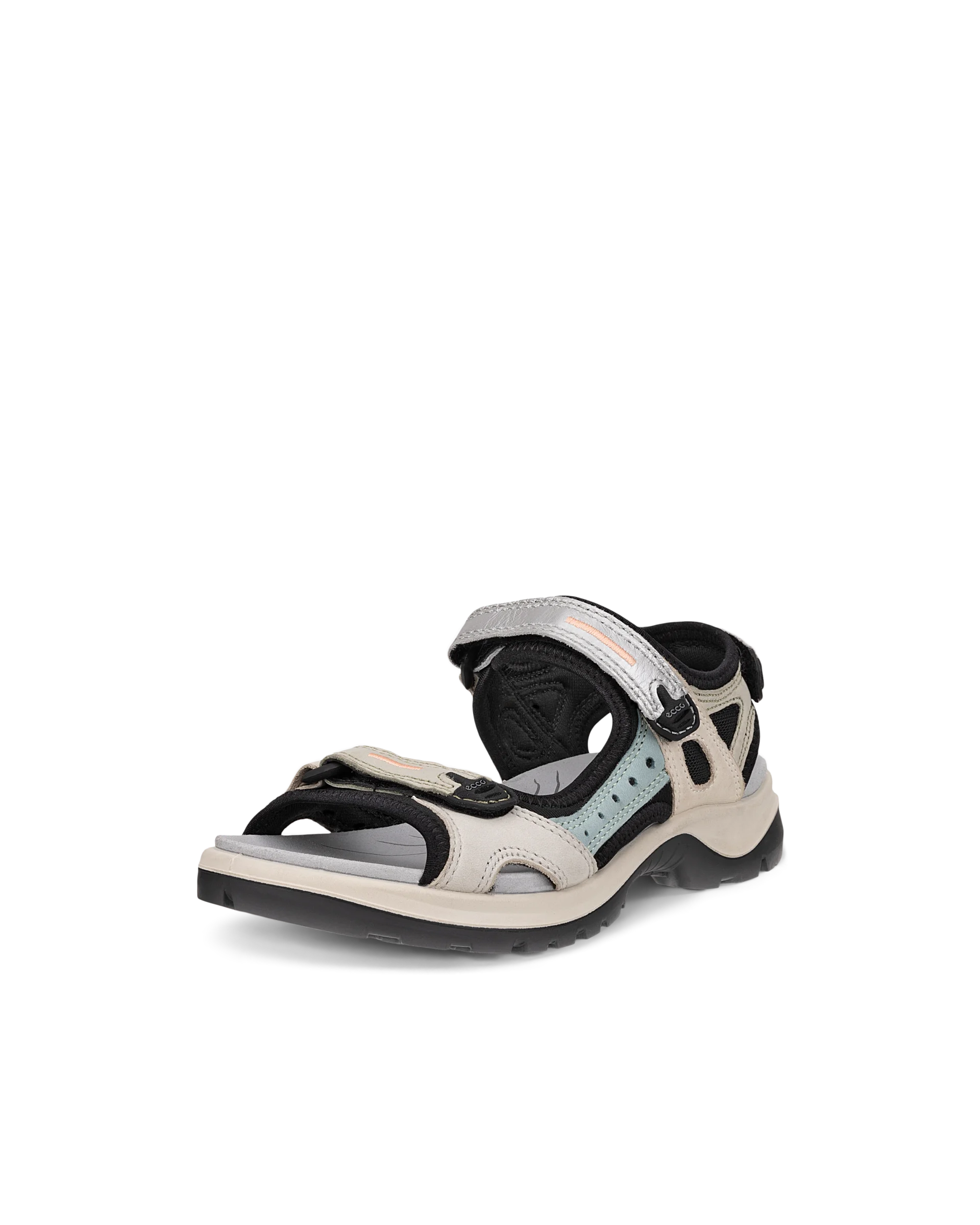 ECCO OFFROAD Damen Trekkingsandale aus Nubukleder Grün
