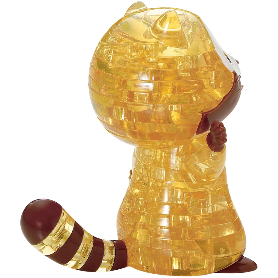 HCM Kinzel Crystal Puzzle Puchi Rascal Waschbär Mehrfarbig
