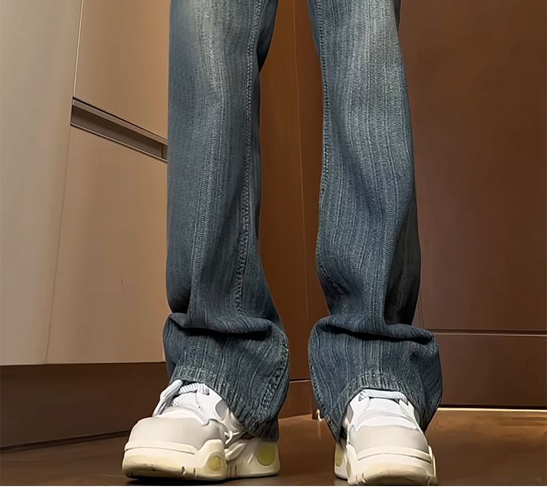 Giuliana - Mid Rise Washed Flared Jeans