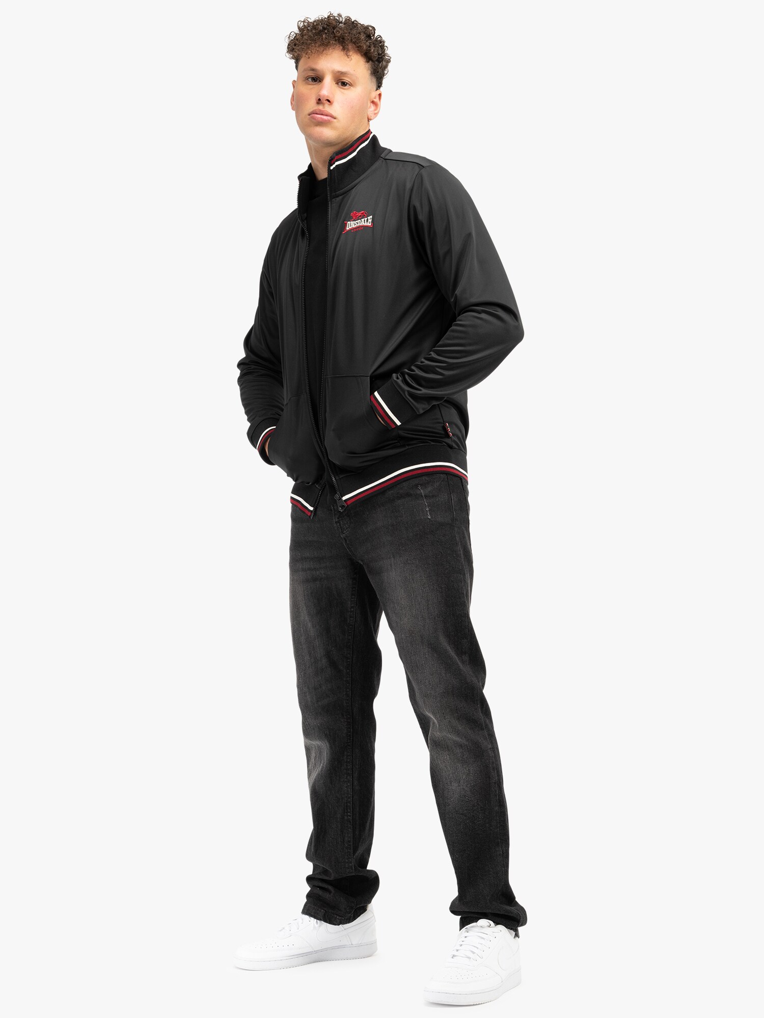 Lonsdale Herren Trainingsjacke normale Passform IRTHING