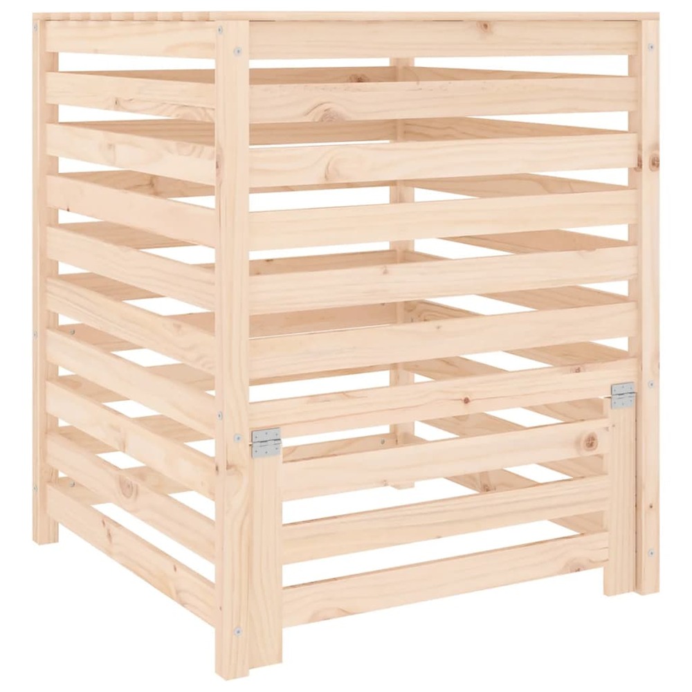 Composteur 82,5x82,5x99,5 cm bois massif de pin