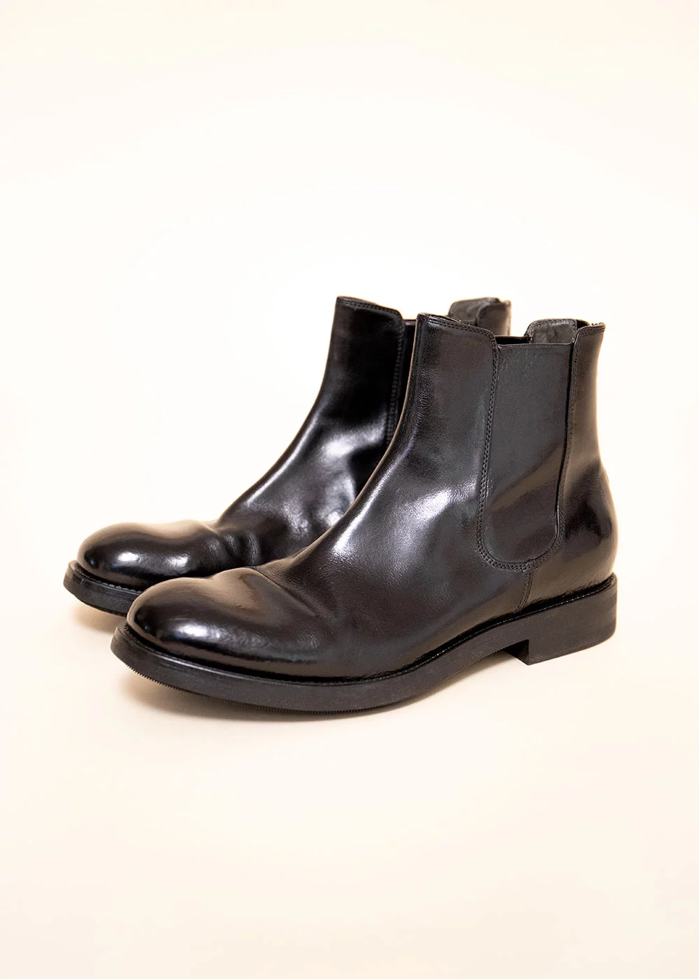 BOOTS ACADEMIA 016 BUFALO VIT NERO