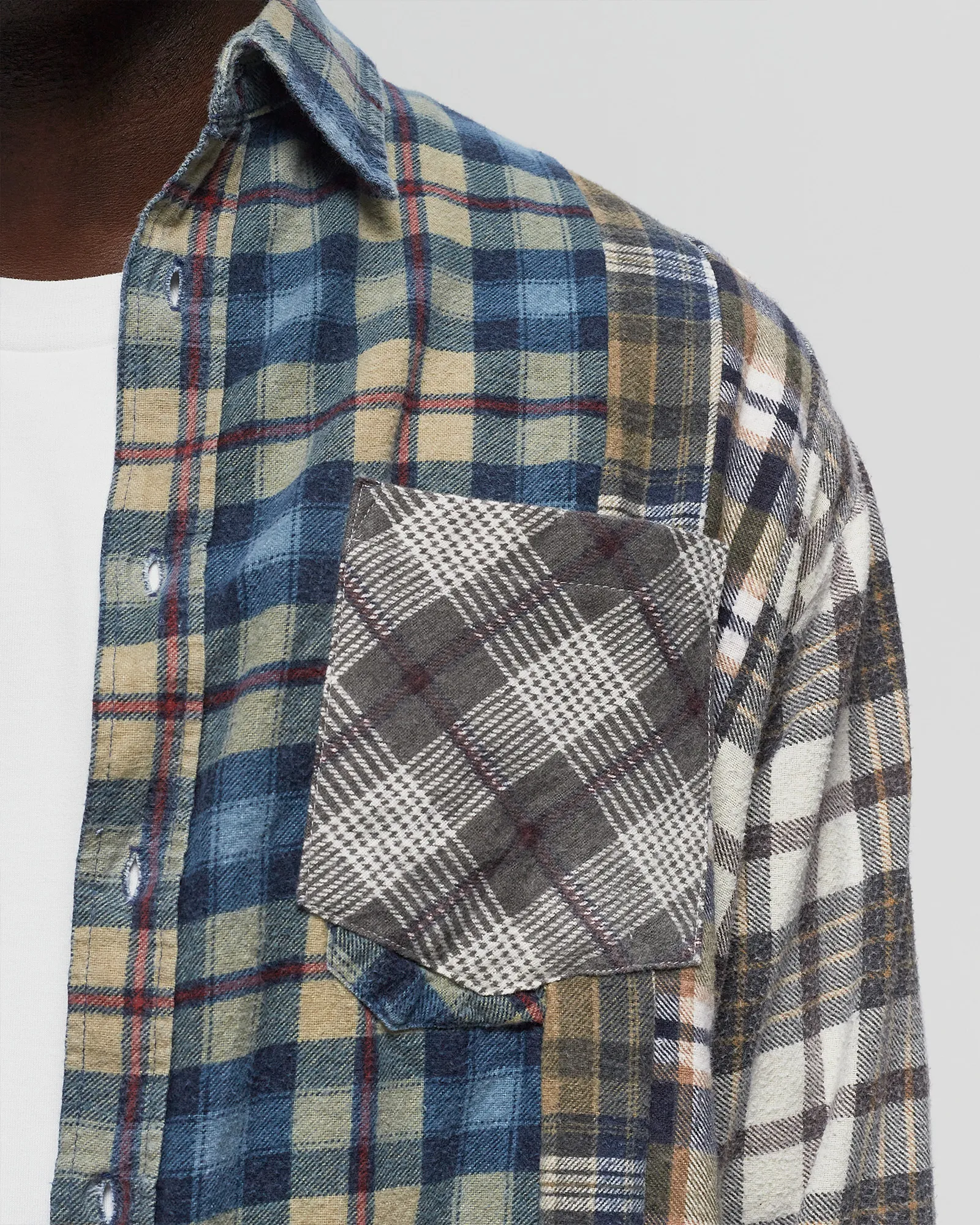 Needles Rebuild by Flannel Shirt