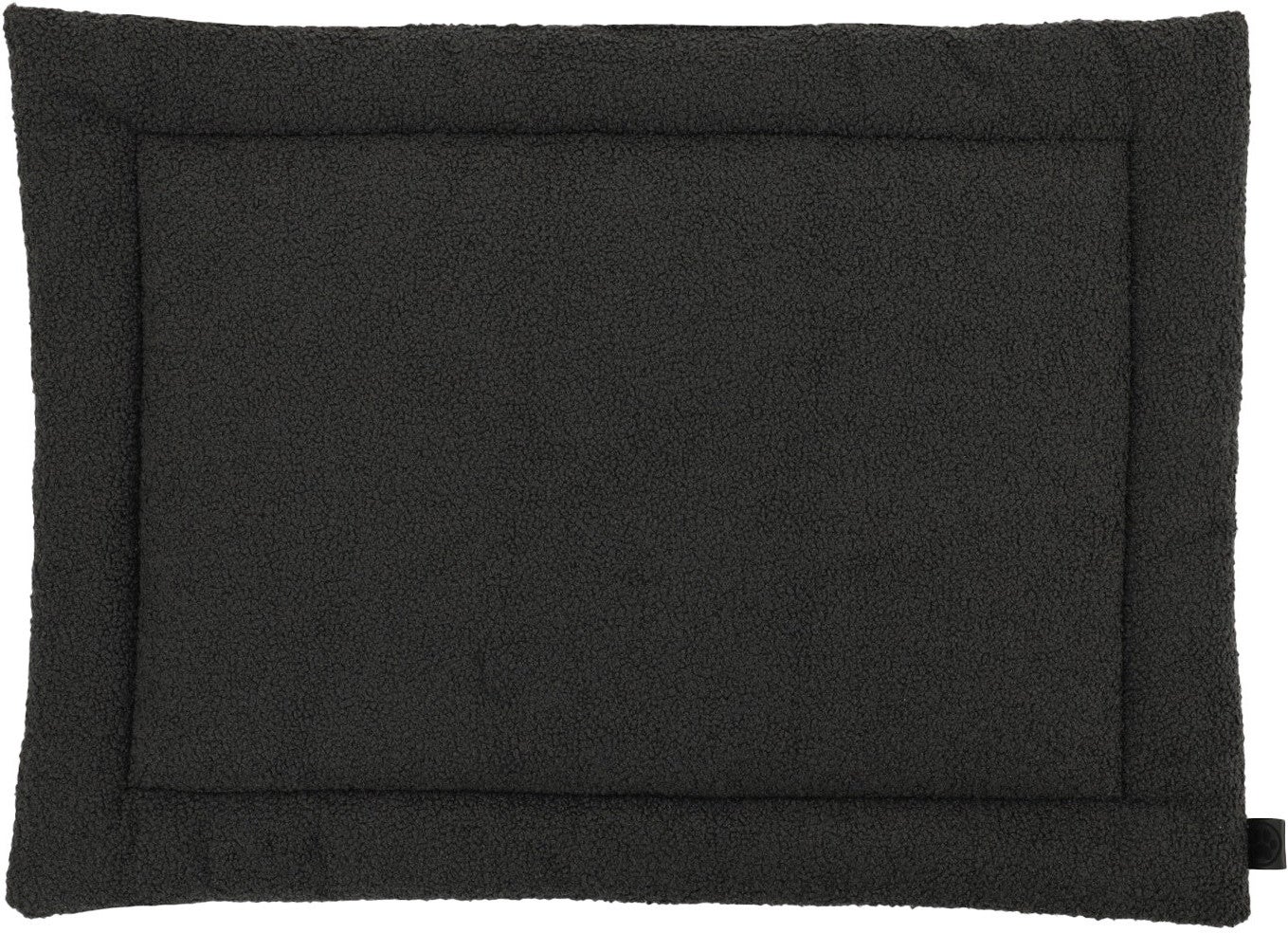 Overseas Petlife benchkussen Teddy antraciet 60 x 45 x 2 cm