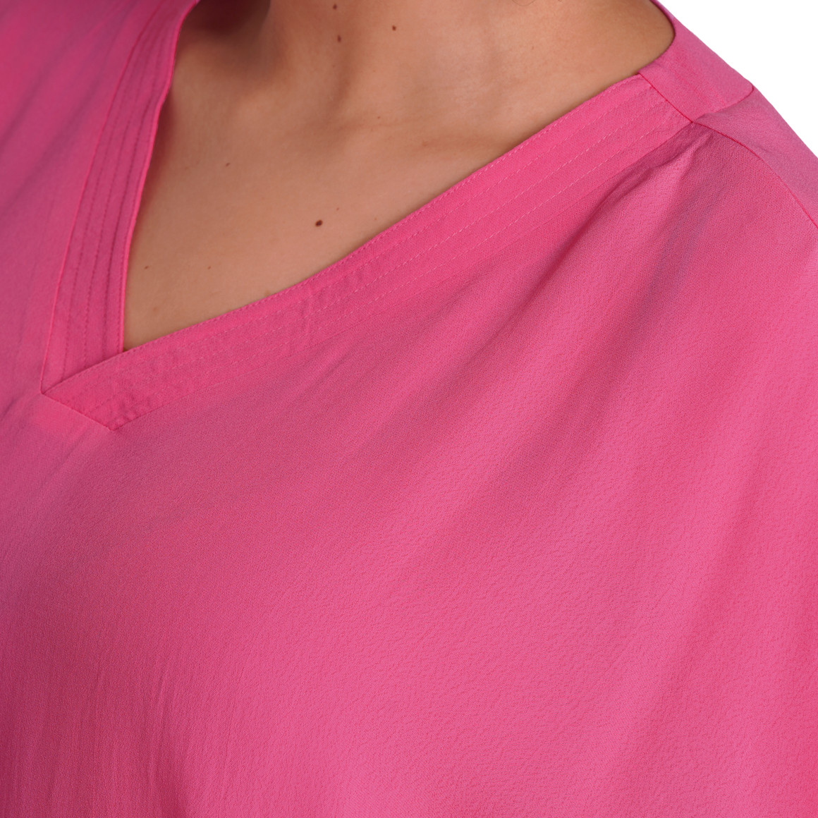 Gina Benotti Damen Bluse aus Viskose pink