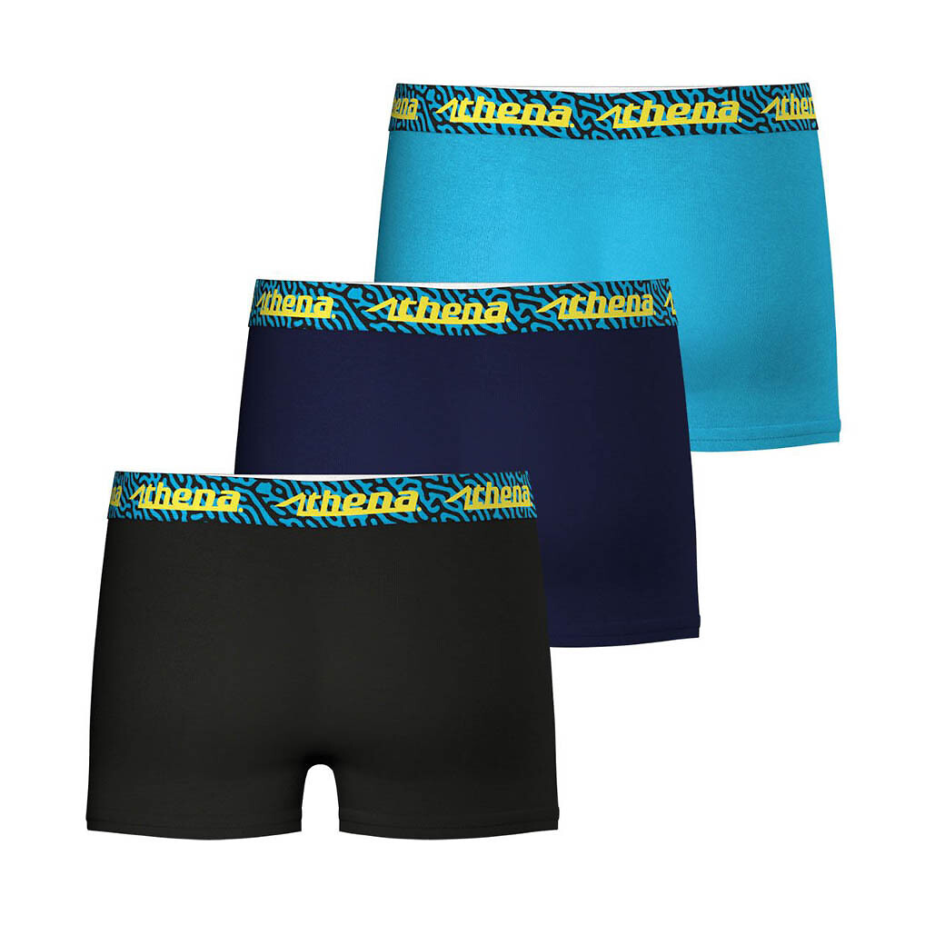 ATHENA<br>Conjunto de 3 cuecas boxer FÁCIL E DIVERTIDO