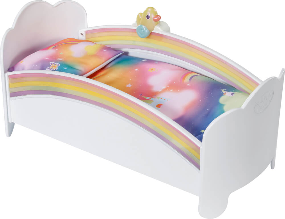 BABY born Regenbogen Bett