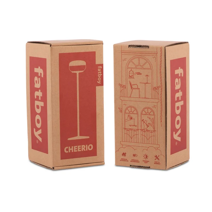 Fatboy - cheerio Outdoor Akku LED Tischleuchte, anthrazit