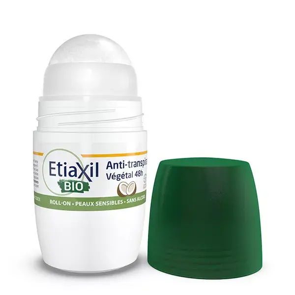 Etiaxil Déodorant Anti-Transpirant Coco Végétal 48h Bio Lot de 2 x 50ml