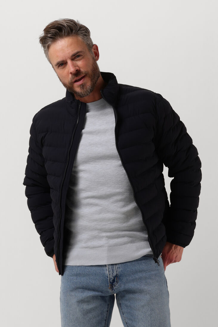 PROFUOMO donkerblauwe profuomo gewatteerde jas ppuu10001