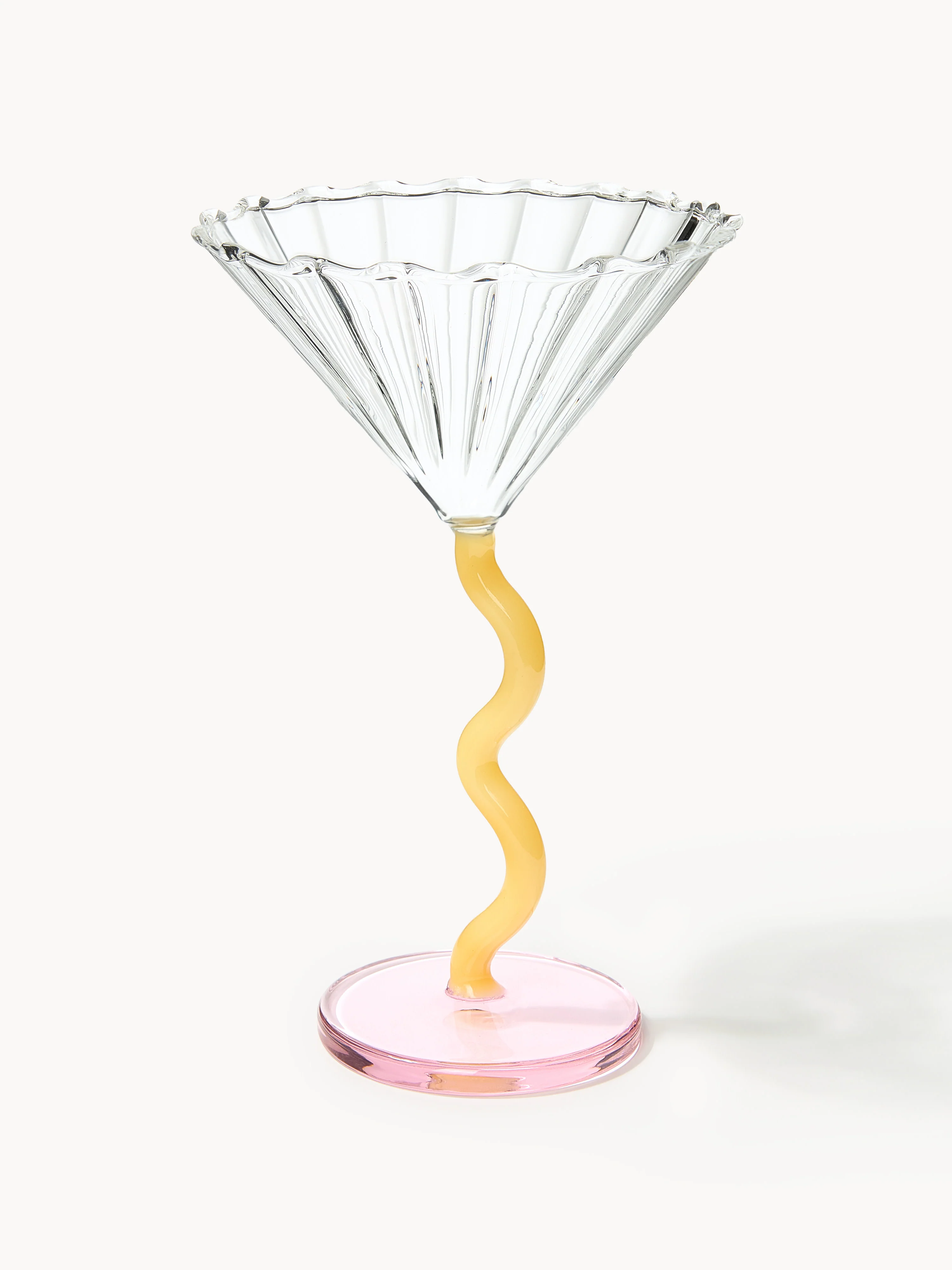 Cocktailglazen Curve van borosilicaatglas, 2-delig