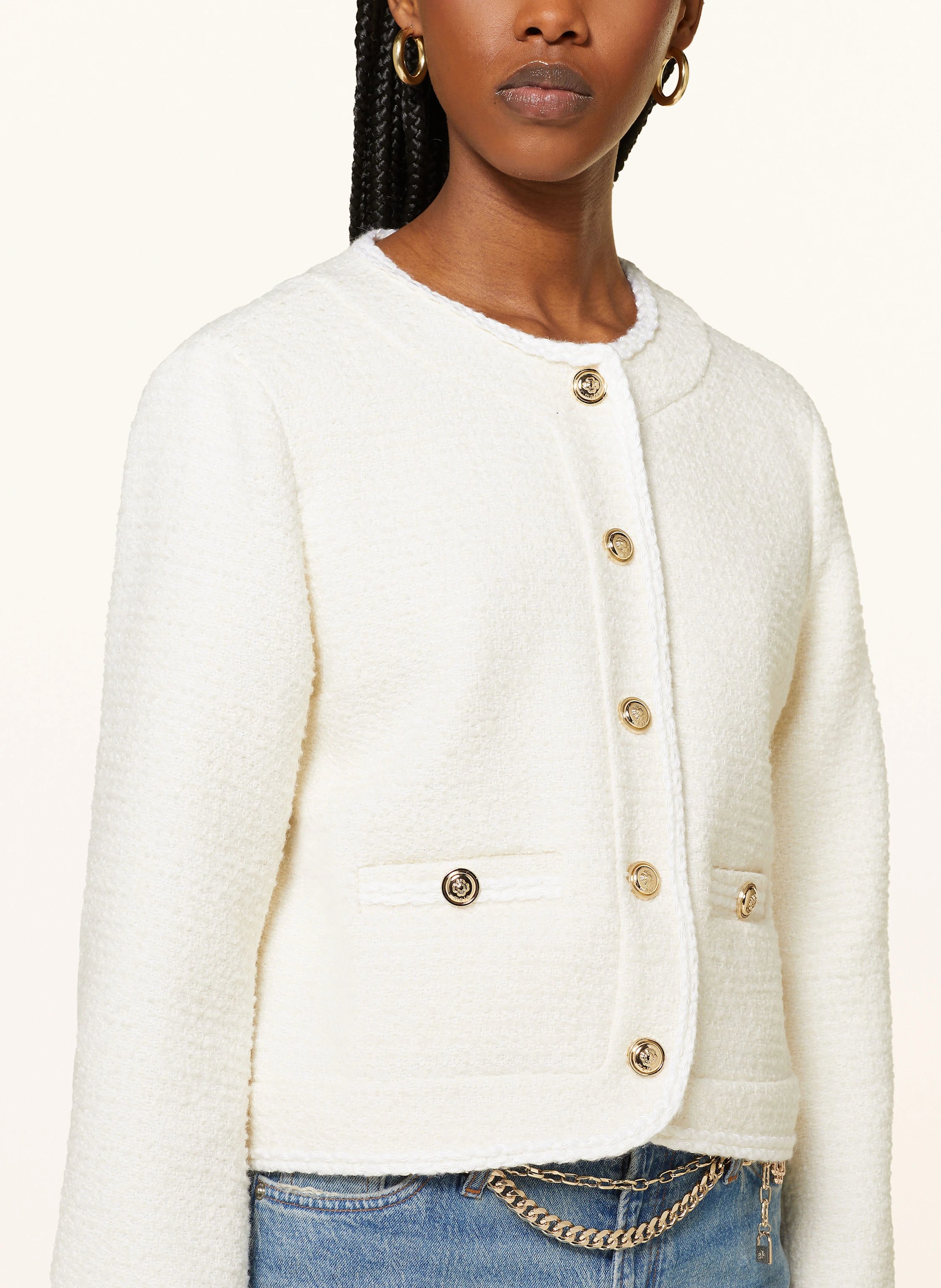 maje Kastenjacke aus Bouclé