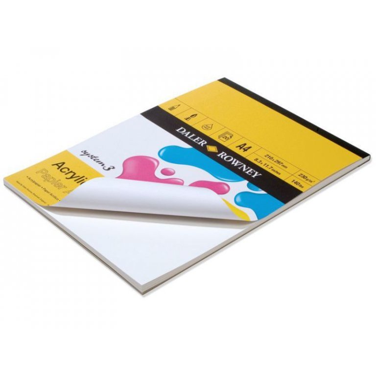 Daler-Rowney Acrylmalblock System 3, 230 g/m²