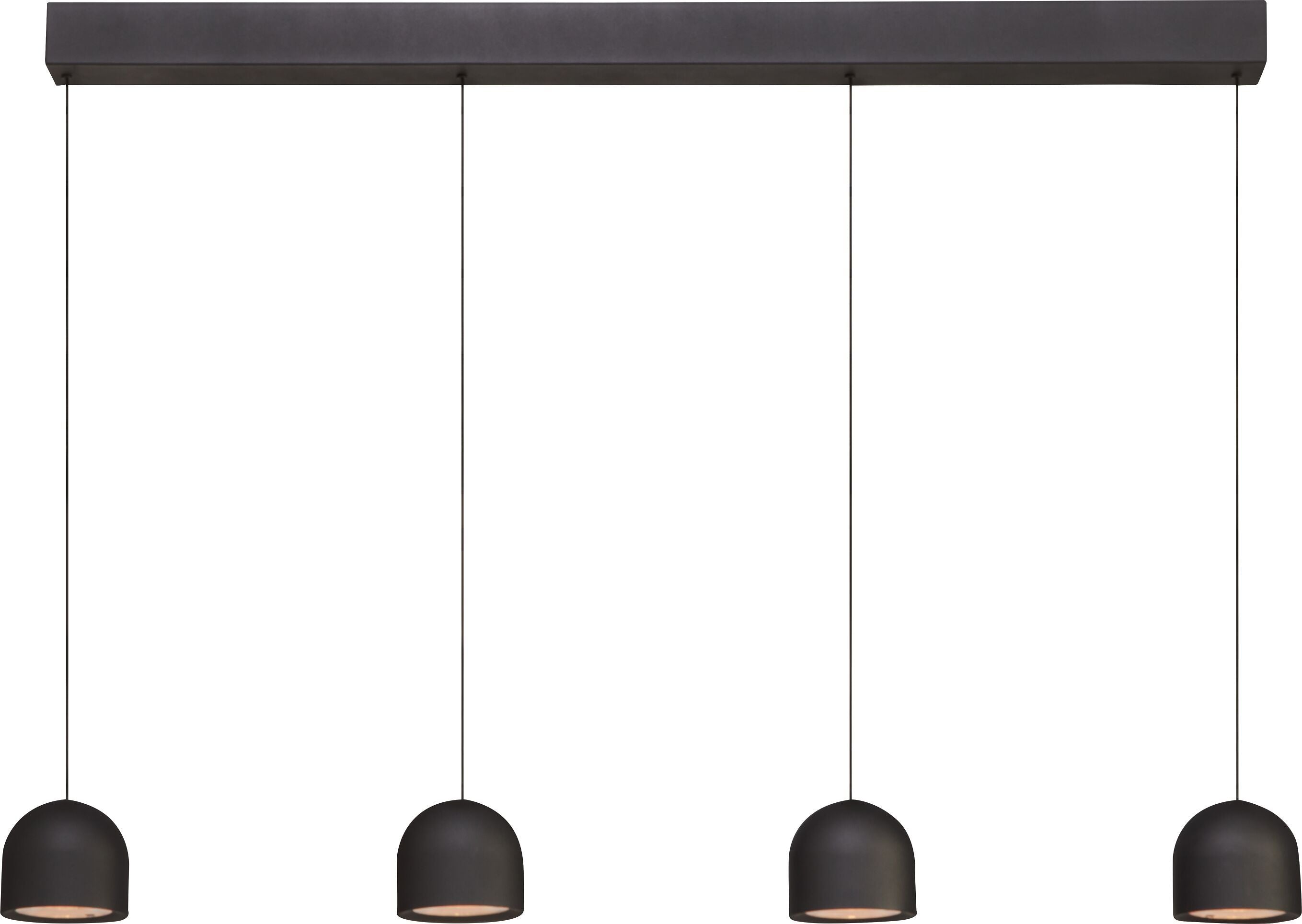 SALA Hängeleuchte - Schwarz / B: 100.0 cm x T: 10.0 cm