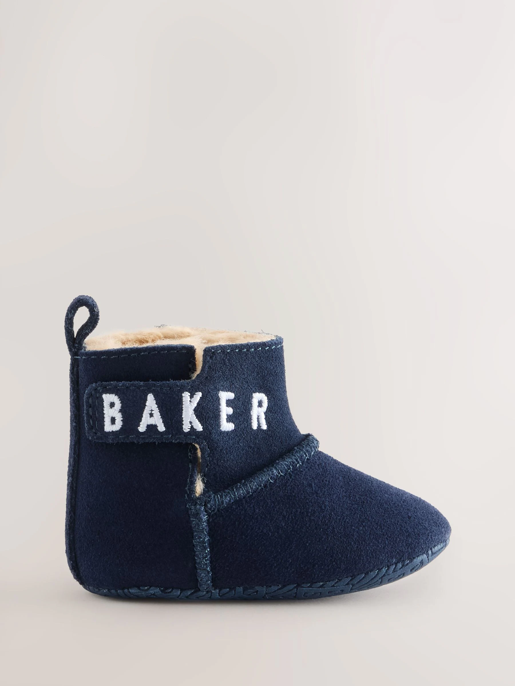 Marineblauw - Baker by Ted Baker Babyslofjes Boots voor Jongens