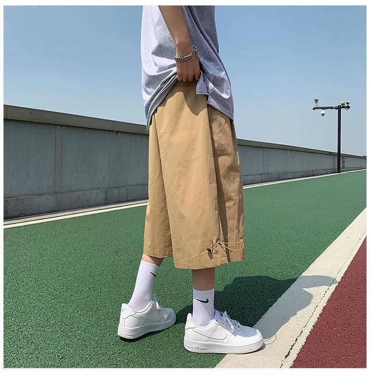 Priam - Capri-cargobroek met hoge taille en wijde pijpen