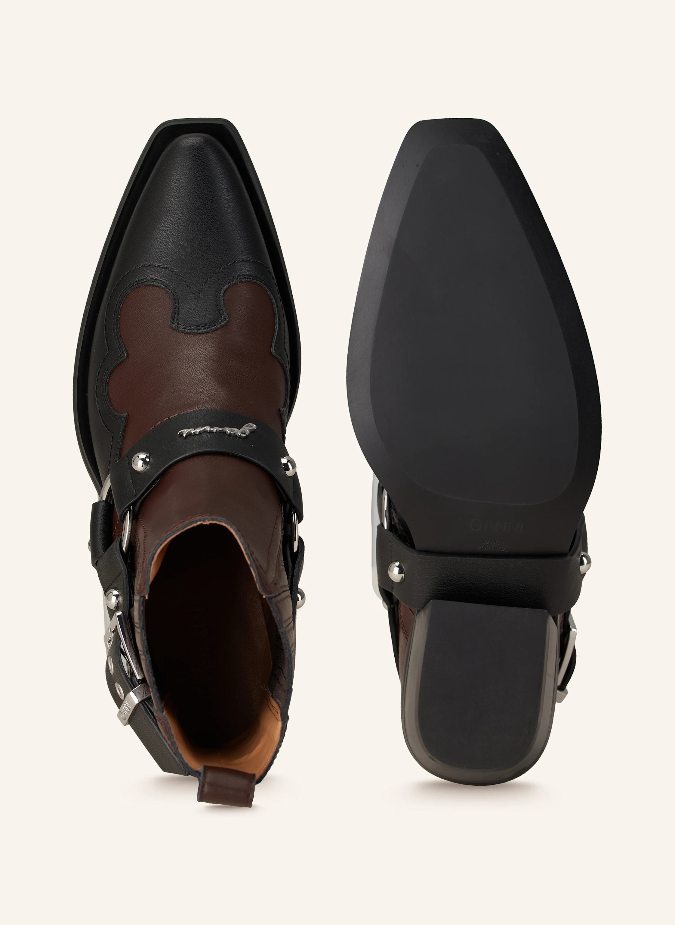 GANNI Cowboy Boots