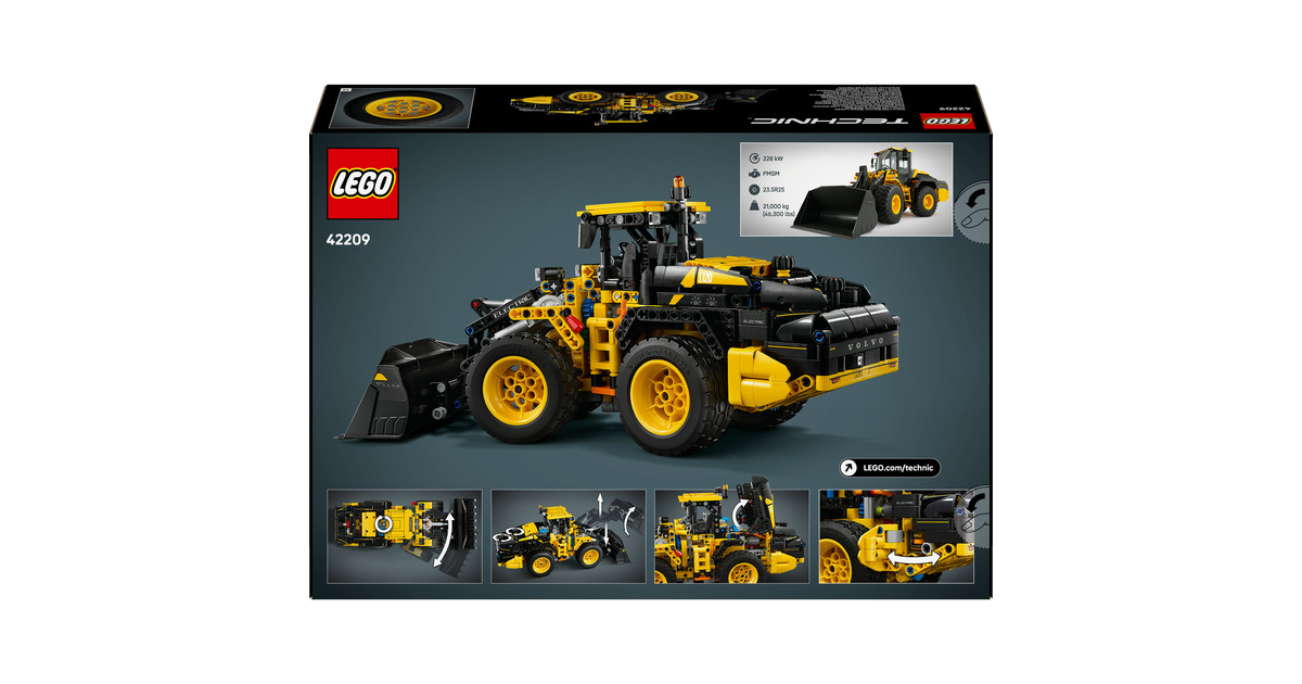 LEGOTechnic - Volvo L120 Electric wiellader Constructiespeelgoed  (42209)
