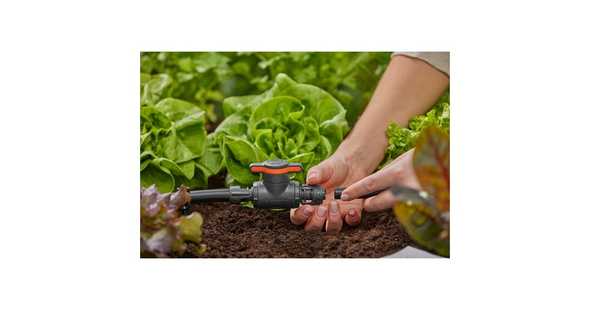 GARDENAMicro-Drip-System Afsluit- en reguleerventiel 13 mm (1/2