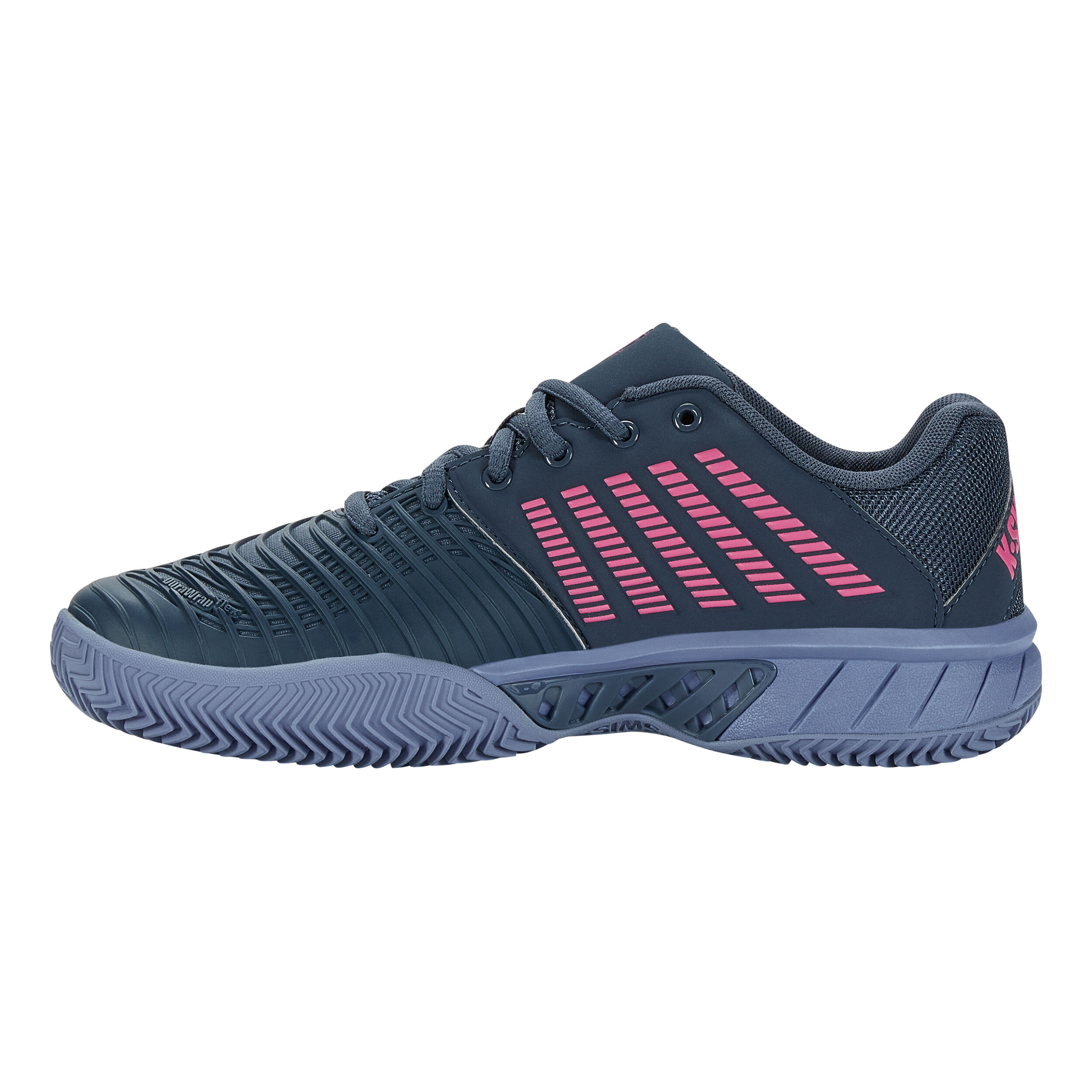 K-Swiss Express Light 3 Chaussure Terre Battue Femmes - Bleu Foncé , Pink
