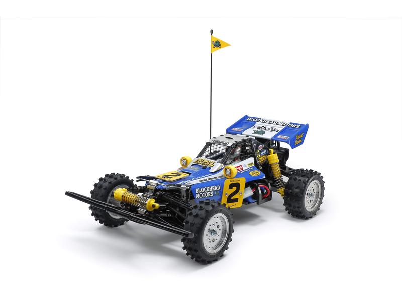 Tamiya Buggy Hotshot II Blockhead Motors, 4WD, Bausatz, 1:1 Überarbeitete version des Tamiya Klassikers «Hotshot»