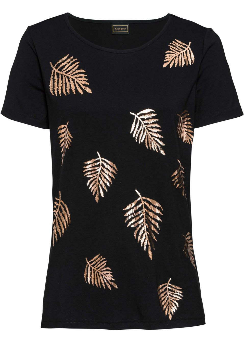 T-shirt à imprimé brillant