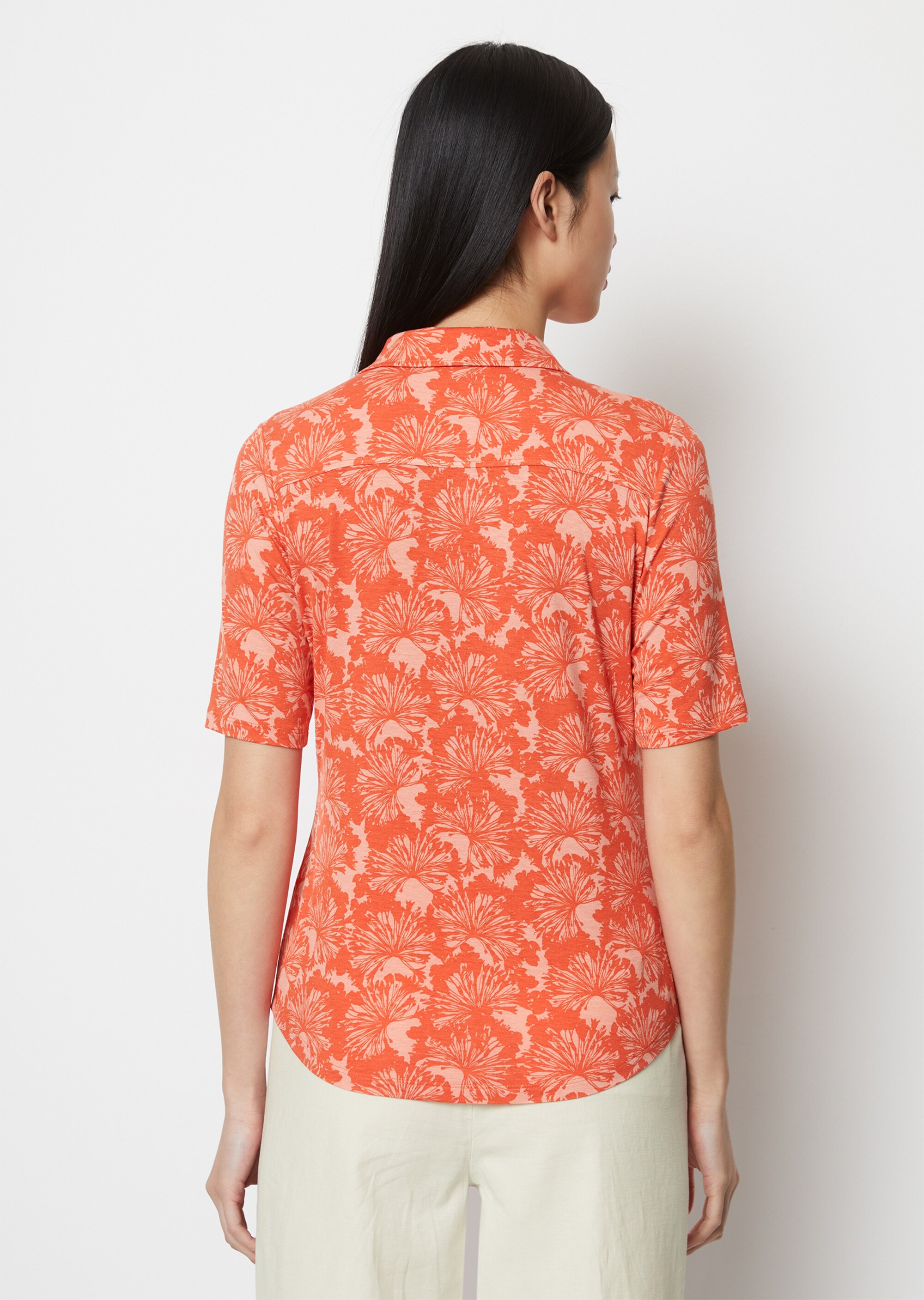 Jerseybluse regularaus LENZING™ ECOVERO™