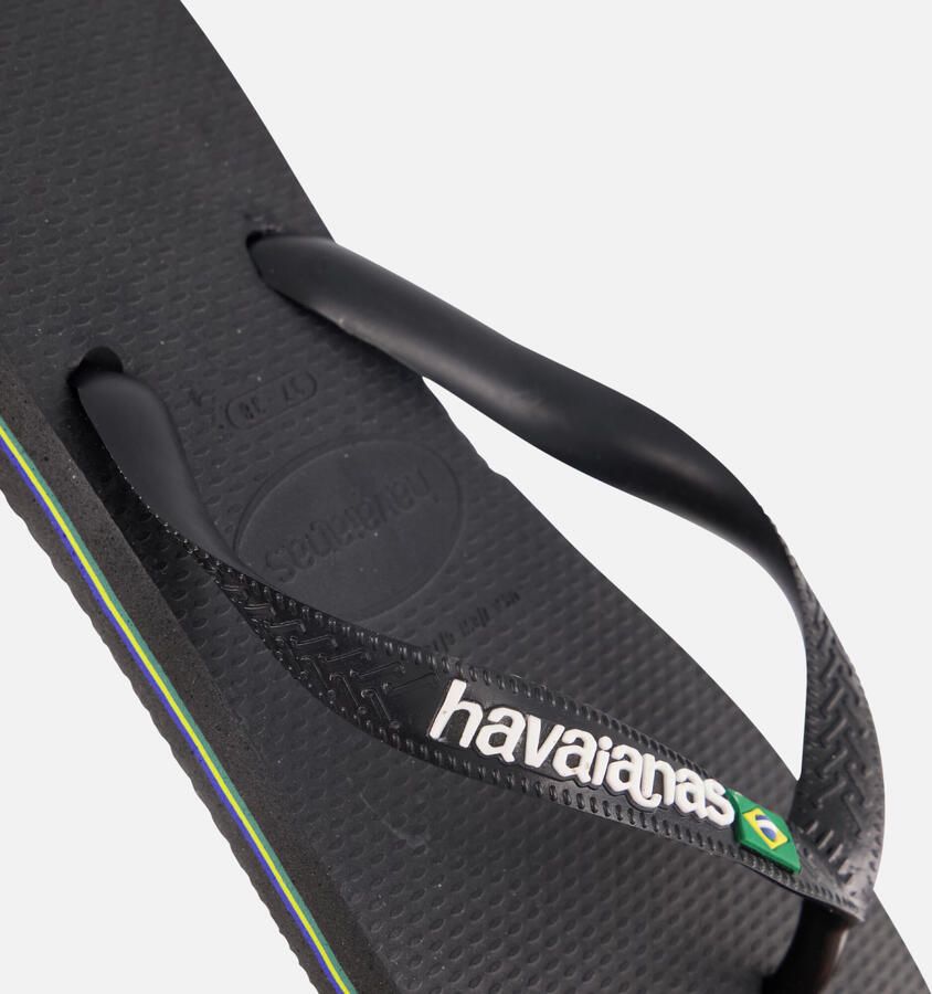 Havaianas Teenslippers Brasil Logo zomerschoen slippers poolslides met logo-opschrift