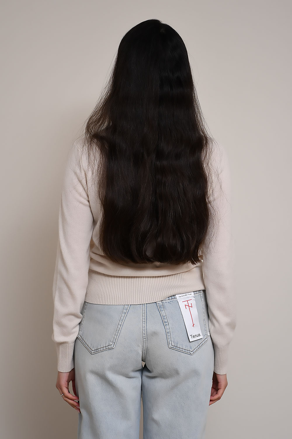 Wool knitted crew