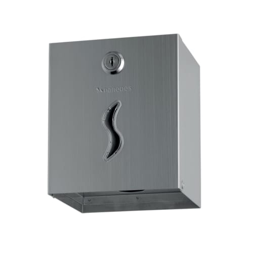 Distributeur de papier toilette en inox brossé pour paquets Paredes