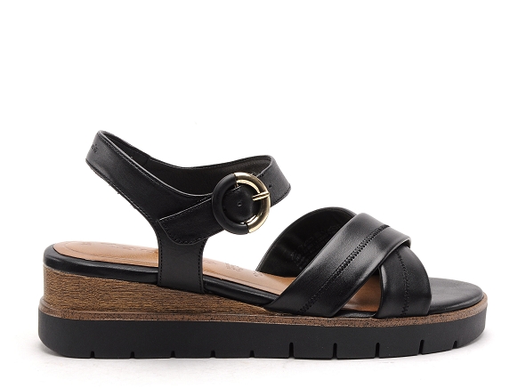 Tamaris nu pieds talons femme 28202 42 cuir noir