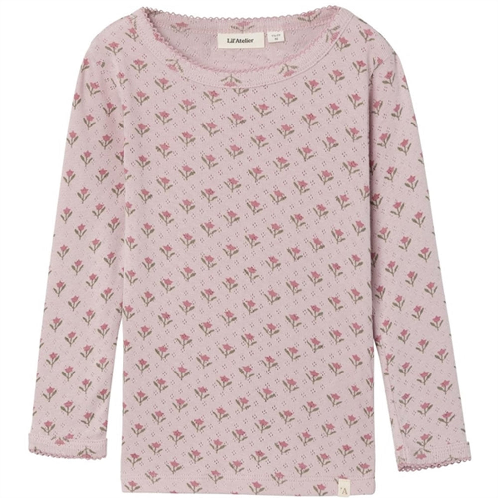 Køb Lil'Atelier Violet Ice Rachello Doa Slim Bluse | Luksusbaby